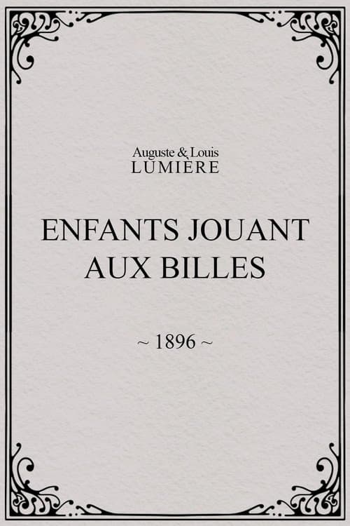 Enfants jouant aux billes